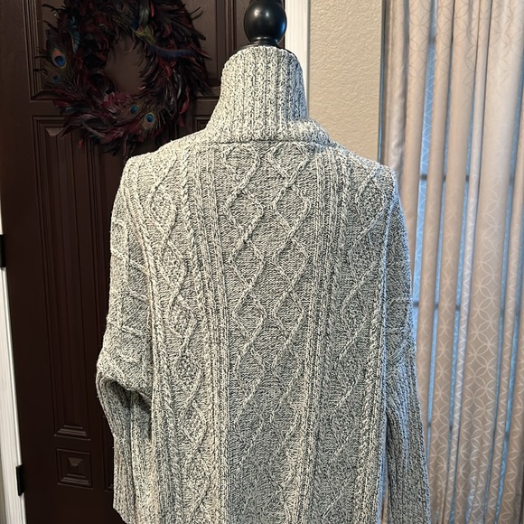 RDI Cowl Snap Cable Sweater - Picture 8 of 12